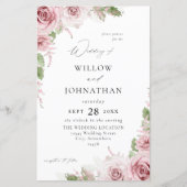 Budget Blush Pink Floral Wedding (Voorkant)