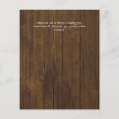 BUDGET Blush Pink Floral Wedding Invitations Flyer (Achterkant)