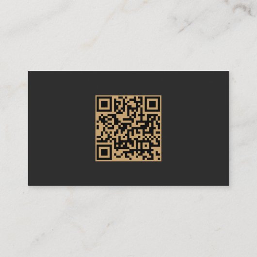Budget Blush Pink Gold Agaat Dark Wedding QR-code Informatiekaartje (Achterkant)