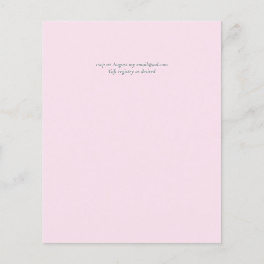 BUDGET Blush Pink Magnolias Sage Eucalyptus Wed (Achterkant)