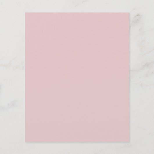 BUDGET Blush Pink Peony Weddenschap Save the Date (Achterkant)