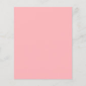 Budget Blush Pink Save the date Kaart (Achterkant)