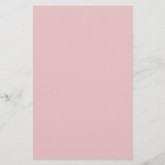 Budget Blush Pink Simple Script Baby shower FLYER (Achterkant)