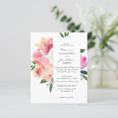 Budget Blush Pink & White Floral Wedding (Staand voorkant)