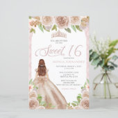 Budget Blush Roos Gold Princess Tiara Sweet 16 (Staand voorkant)