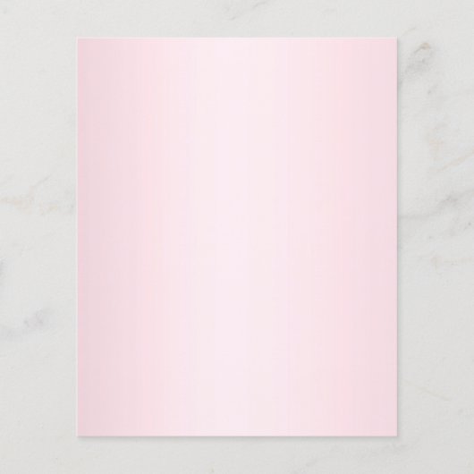 Budget Blush Roze Glitter Ballon Kids Verjaardag (Achterkant)