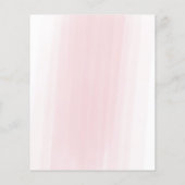 Budget Blush Roze PJs & Prosecco Vrijgezellenfeest Flyer (Achterkant)