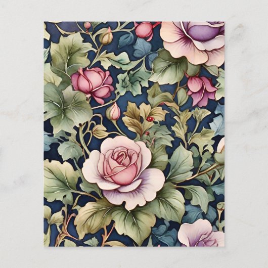 Budget Blush Roze Waterverf Bloemen Pioen Bruiloft (Achterkant)