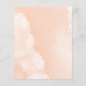 Budget Blush Waterverf & Cactus 60th Birthday (Achterkant)