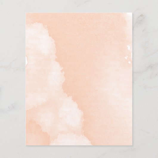 Budget Blush Waterverf & Cactus 60th Birthday (Achterkant)