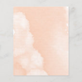 Budget Blush Waterverf Cactus Fiesta Baby shower (Achterkant)