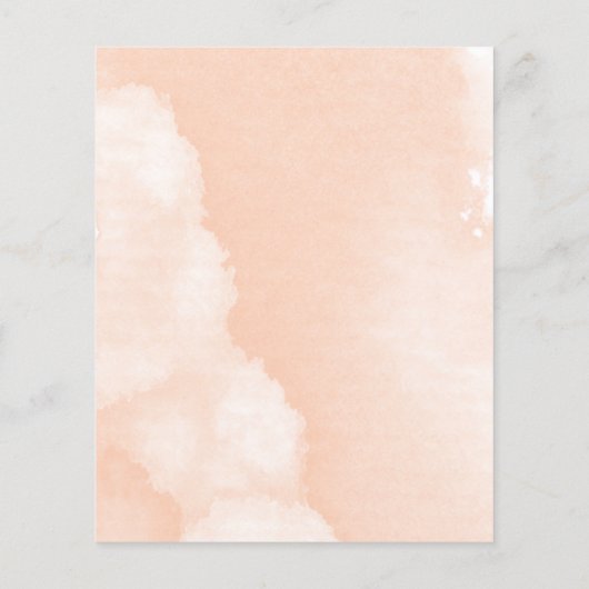 Budget Blush Waterverf & Cactus Graduation Party (Achterkant)