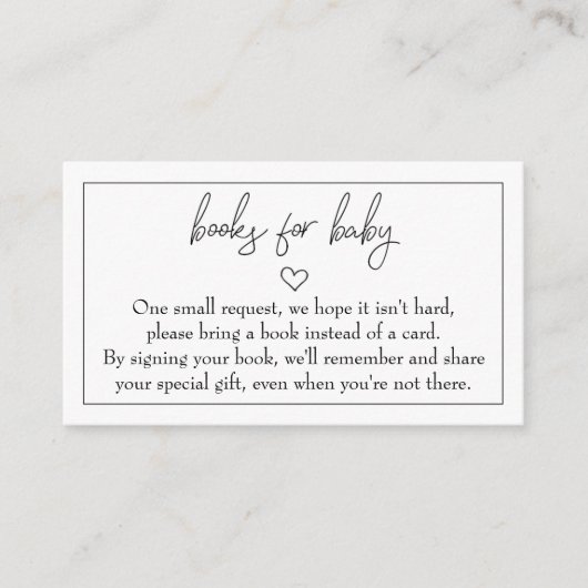 Budget "Boeken voor Baby" Invoegen Informatiekaartje (Voorkant)