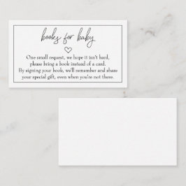 Budget "Boeken voor Baby" Invoegen Informatiekaartje