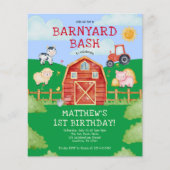 Budget Boerderij/Barn Yard Animals 1e verjaardagsf (Voorkant)