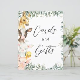 Budget Boerderijdieren Baby Kaarten en Geschenken 