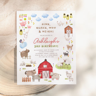 Budget Boerderijdieren Barnyard Verjaardagsfeestje