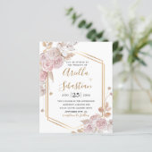 Budget Bohemian Floral, Roze Roses Gold (Staand voorkant)