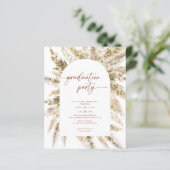 Budget Bohemian Pampas Graduation Party (Staand voorkant)