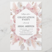 Budget Boho 2023 Afstudeerder Party Photo Invitati (Voorkant)