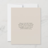 Budget Boho Angel Greenery Vakantie Kaart (Achterkant)