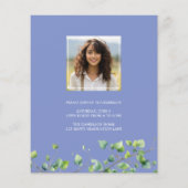 Budget Boho Arch Ivy Korenbloem Blauw Afstudeerder (Achterkant)