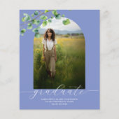 Budget Boho Arch Ivy Korenbloem Blauw Afstudeerder (Voorkant)