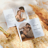 Budget Boho Arch Klassieke Typografie Foto Weddens