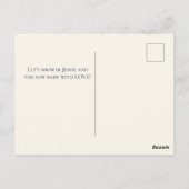 Budget Boho Baby Buggy Douche Briefkaart (Achterkant)