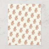 BUDGET BOHO Baby Clothes Boy Oh Baby shower nodigt (Achterkant)