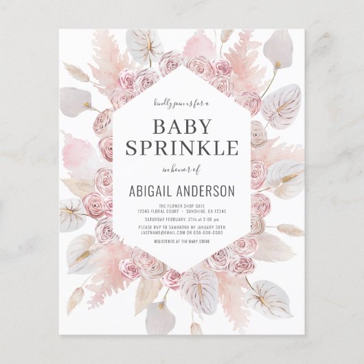 Budget Boho Baby Sprinkle Blush Pink (Voorkant)