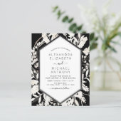 Budget Boho Black Beige Botanical Wedding (Staand voorkant)