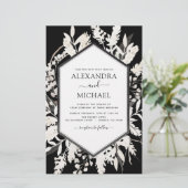 Budget Boho Black Beige Botanical Wedding (Staand voorkant)