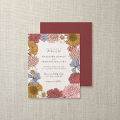 Budget Boho Bloemen Herfst Tuin Bruiloft