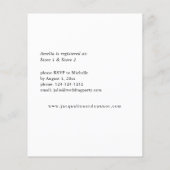 Budget Boho Burgundy & Pink Floral Vrijgezellenfee Flyer (Achterkant)