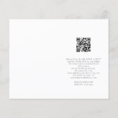 Budget Boho Cake Bloemen Bohemian Bruiloft Uitnodi (Achterkant)