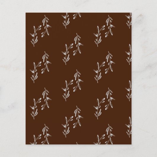 Budget Boho Chic Wedding Elegant Terracotta Copper (Achterkant)