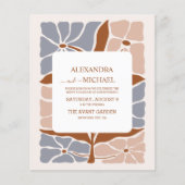 Budget Boho chique retro bloemenbruiloft (Voorkant)