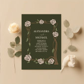 Budget Boho chique retro bloemenretro Flyer