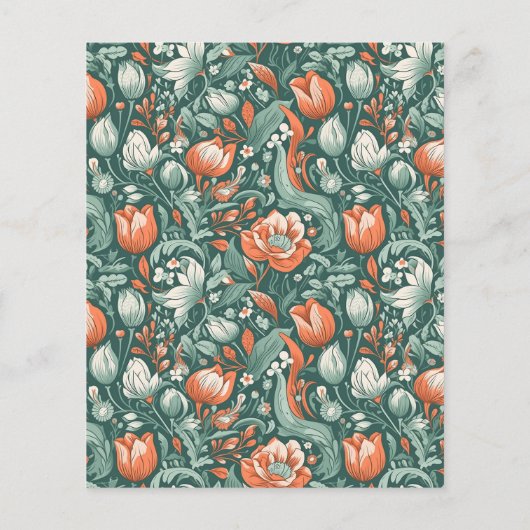 Budget Boho chique retro kleurrijke bloemenbruilof (Achterkant)