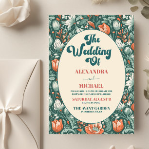 Budget Boho chique retro kleurrijke bloemenbruilof