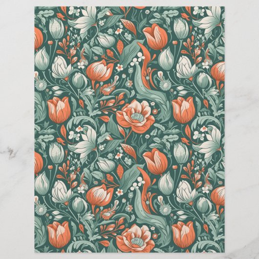 Budget Boho chique retro kleurrijke bloemenbruilof Flyer (Achterkant)