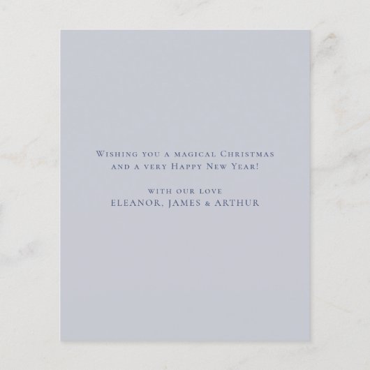 Budget Boho Christmas Star Kaart (Achterkant)