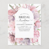 Budget Boho Dusty Paars Vrijgezellenfeest Luncheon Flyer (Voorkant)