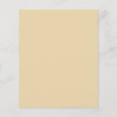 Budget boho elegante witte orchidee tropische brui flyer (Achterkant)