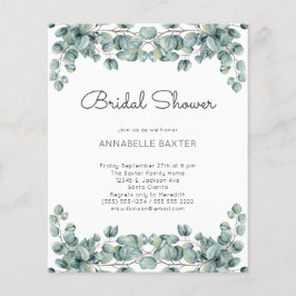 Budget Boho Eucalyptus Leaves Wedding