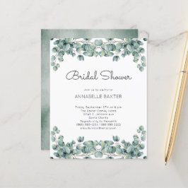 Budget Boho Eucalyptus Leaves Wedding