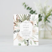 Budget Boho Eucalyptus Palm Leaf & Floral Wedding  (Staand voorkant)
