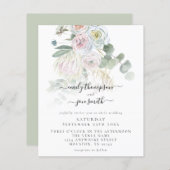 Budget Boho Florals Eucalyptus Weddenschap (Voorkant / Achterkant)