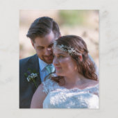 Budget Boho Florals laat foto bruiloft voorbij (Achterkant)